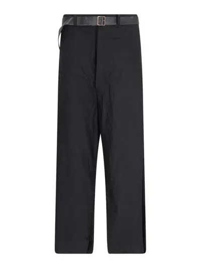 Paul Harnden Wool Pants In Black