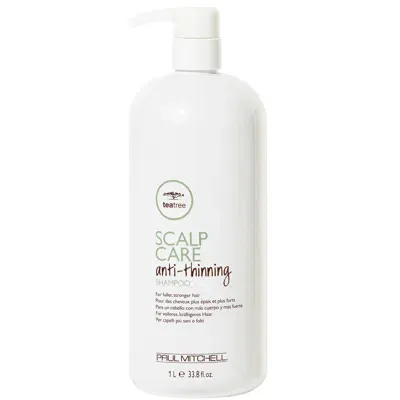 Paul Mitchell Tea Tree Scalp Care Anti-thinning Shampoo 1000ml In White