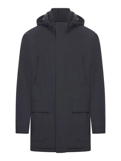 Paul & Shark Car Coat Typhoon In Black