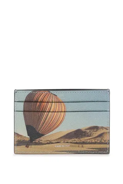 Paul Smith Signature Stripe Balloon Card Holder In 黑色，多色