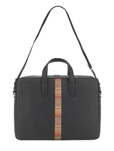 Paul Smith Bag With Logo In Nero