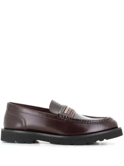 Paul Smith Bancroft Loafers In Red