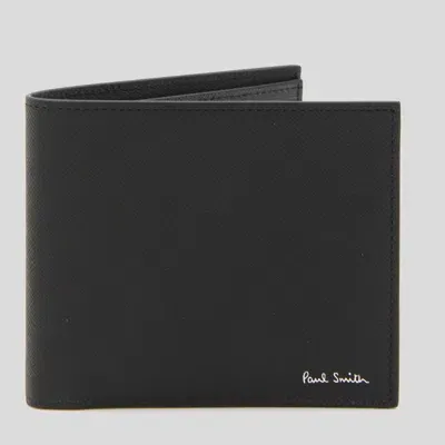 Paul Smith Leather Wallet In Multicolor