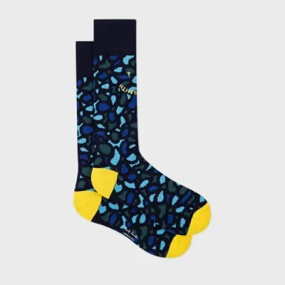 Paul Smith Blue Camo Ps Happy Socks