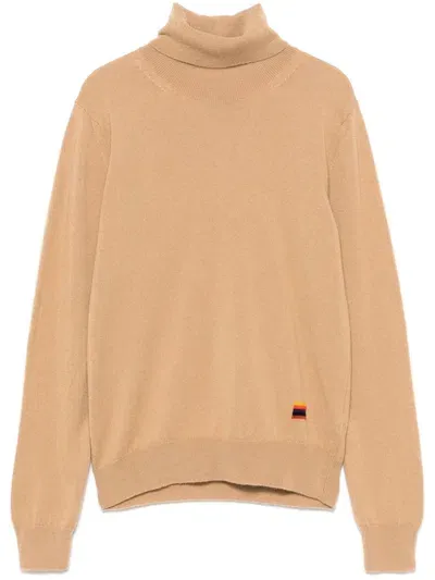 Paul Smith Cashmere Roll-neck Sweater In Neutral