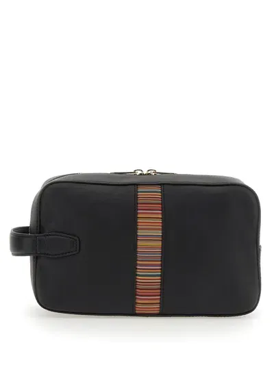 Paul Smith Clutch Bag With Logo In Black