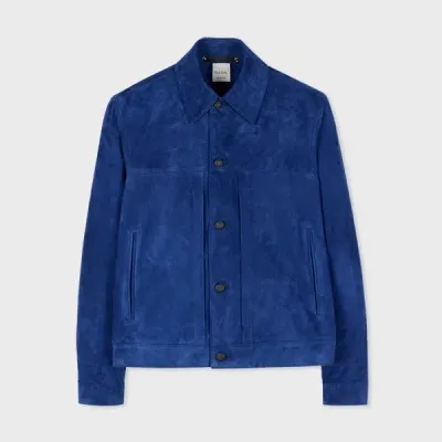 Paul Smith Cobalt Blue Suede Jacket