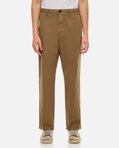 Paul Smith Cotton Pant In Braun