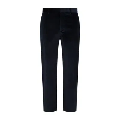 Paul Smith Cotton Pants In Blue