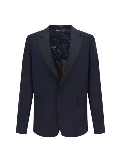 Paul Smith Evening Blazer Jacket In 49_very Dark Navy