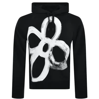 Paul Smith Happy Flower Hoodie Black