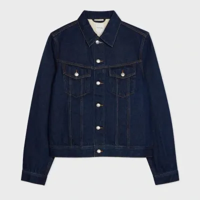 Paul Smith Indigo-rinse Denim Trucker Jacket Blue