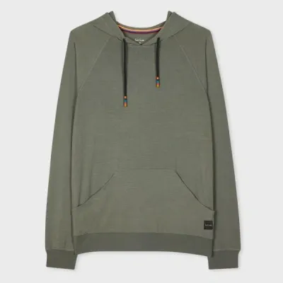 Paul Smith Khaki Modal-blend Lounge Hoodie Brown