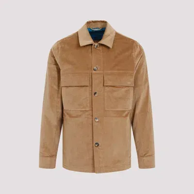 Paul Smith Shirt Jacket L In Neutrals