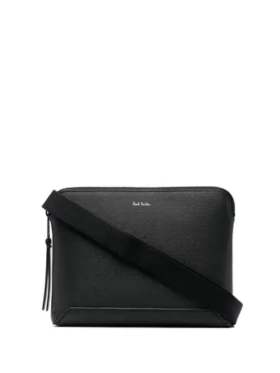 Paul Smith Men Bag Musette Embroidered Bags In Black