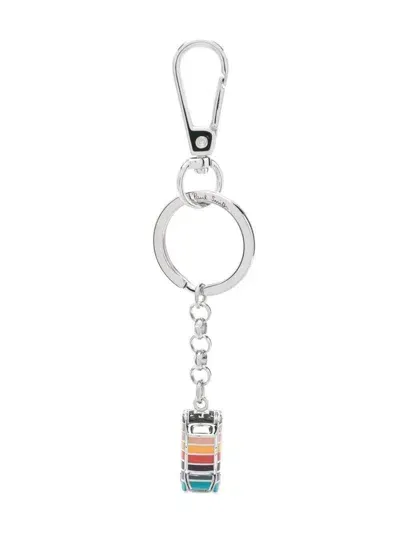 Paul Smith Men Keyring Mini In Cyclist_stripe