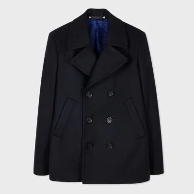 Paul Smith Mens Coat In Navy