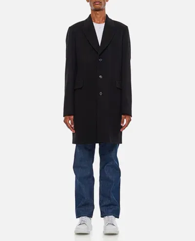 Paul Smith Mens Sb Overcoat In Black