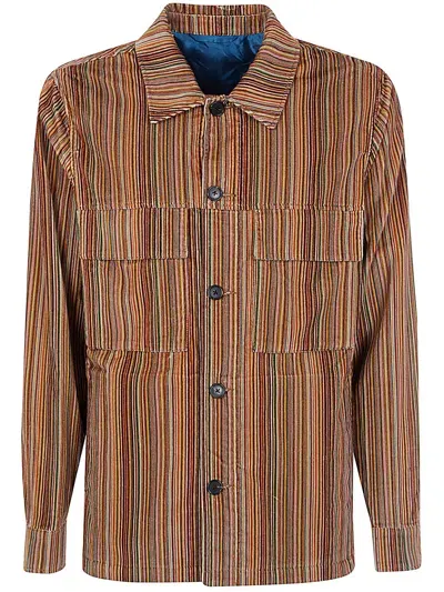 Paul Smith Mens Shirt Jacket In Multicolour