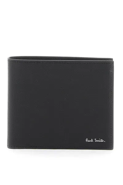 Paul Smith Mini Blur Wallet In Black,multicolor