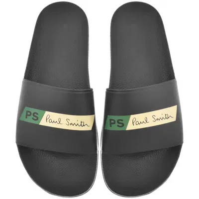 Paul Smith Nyro Tilted Logo Sliders Black