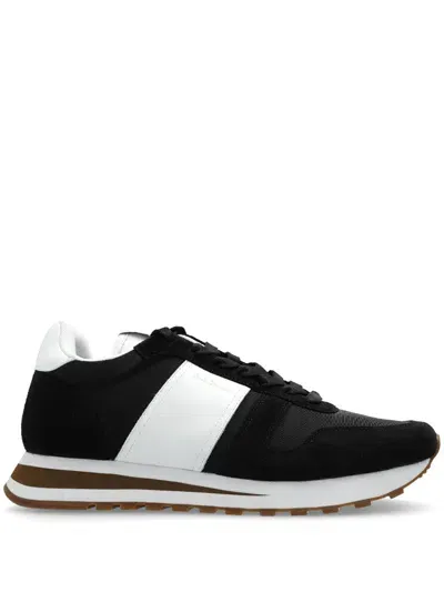 Paul Smith Panelled Sneakers In Black