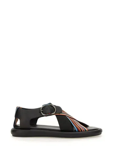 Paul Smith Sandal With Logo In Black