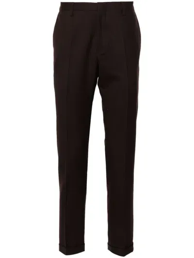 Paul Smith Slim-cut Trousers In Brown