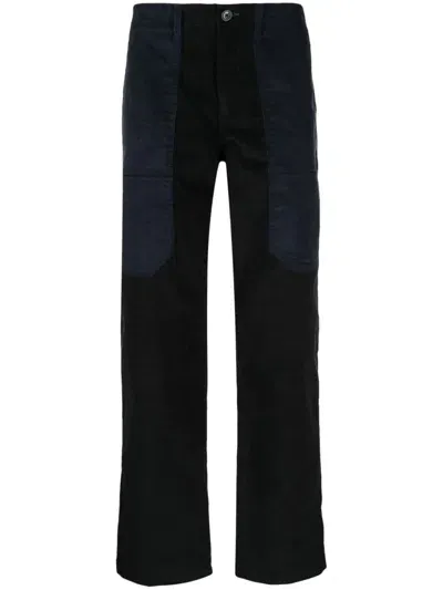 Paul Smith Straight-leg Corduroy Trousers In Black