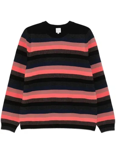 Paul Smith Striped Sweater In Multicolor