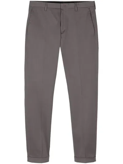 Paul Smith Tailored Cotton Trousers In Grey