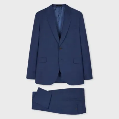 Paul Smith The Bloomsbury - Easy-fit Indigo Wool Suit Blue