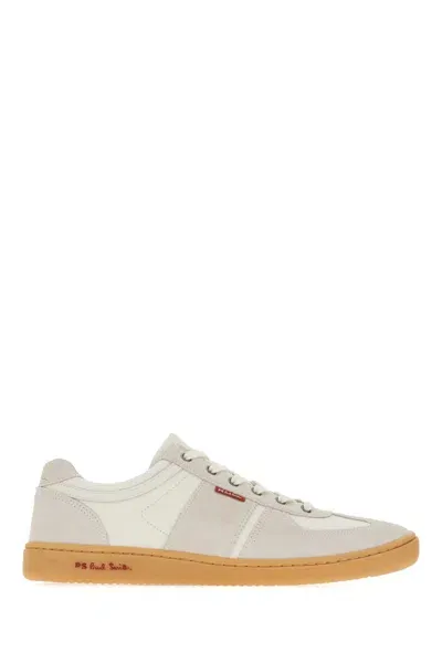 Paul Smith Two-tone Leather And Suede Roberto Sneakers In 01