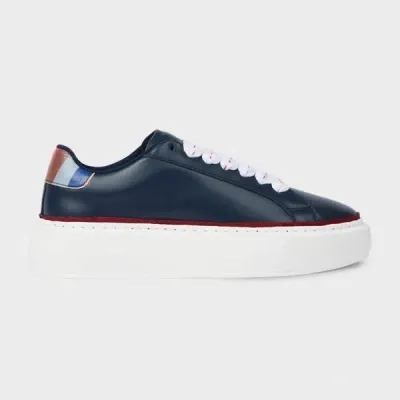 Paul Smith Women's Dark Navy 'guppy' Platform Sneakers Blue In Blau