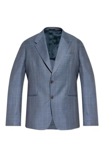 Paul Smith Wool Blazer In Blue