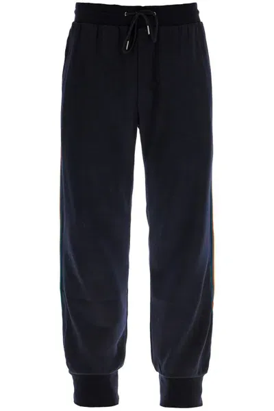 Paul Smith Wool Jersey Joggers For Comfortable In Blue