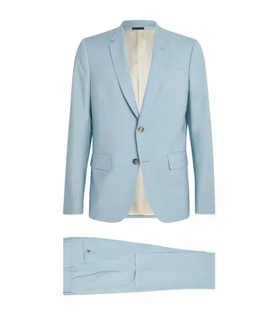 Paul Smith Wool-mohair 2-piece Suit In Blue