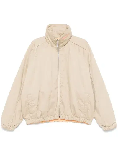 Pdf Pleat-detail Jacket In Neutrals