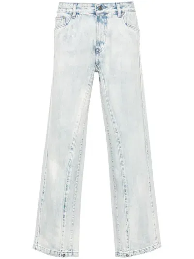 Pdf Towers Mid-rise Straight-leg Jeans In Blue