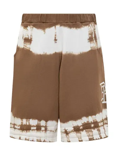 Pdf Wild Cat Shorts With Logo In Brown