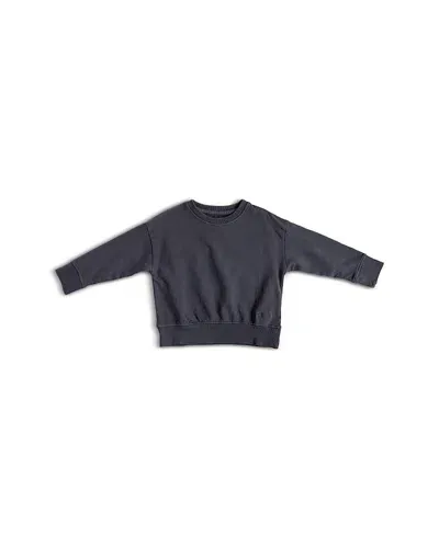 Pehr Unisex French Terry Sweatshirt - Little Kid In Ink Blue