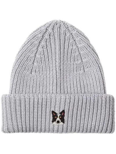 Pelo Foundation Border Collie Beanie In 灰色