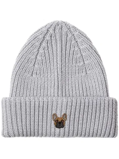 Pelo Foundation Boule Dogue Beanie Hat In Grey