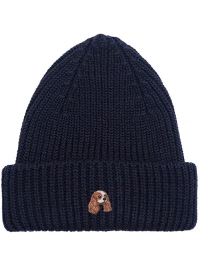 Pelo Foundation Cavalier King Beanie Hat In Blue