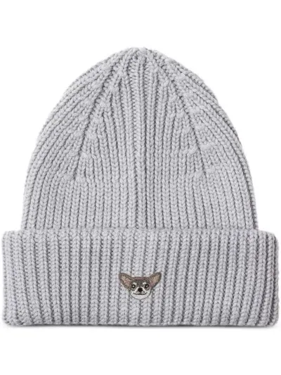 Pelo Foundation Chihuahua Beanie Hat In Grey