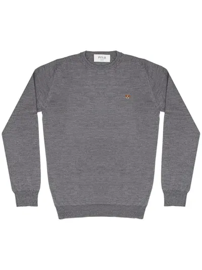 Pelo Foundation Girocollo Merinos Clothing In Grey