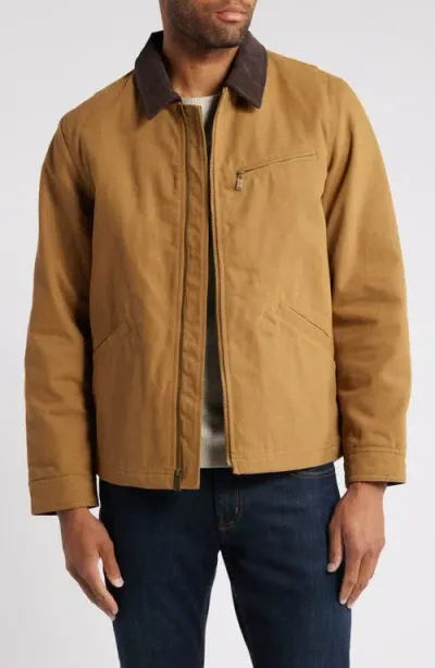 Pendleton Tahoma Canvas Trucker Jacket In Saddle