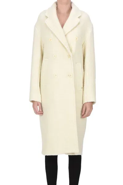 Pennyblack Gelato Boucle' Coat In Cream