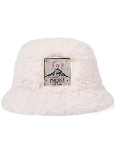 Perfect Moment Logo-patch Bucket Hat In White