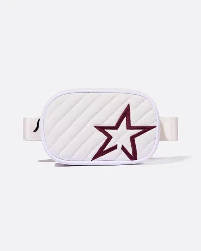 Perfect Moment Star Belt Bag Onesize In Antique-white